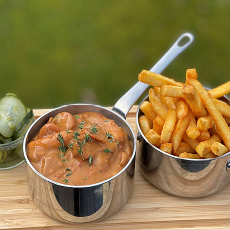 Paprika Gryde med Fritter - Ugens ret - Lækker takeaway - Takeaway Høj